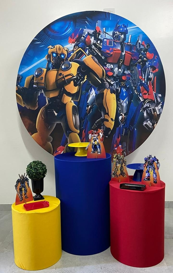 Kit Básico Transformers  - A FESTA E DECORAÇÃO