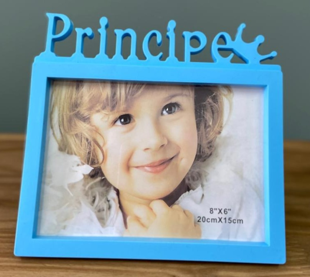 Porta Retrato Principe Azul Bebe 20X15 - A FESTA E DECORAÇÃO