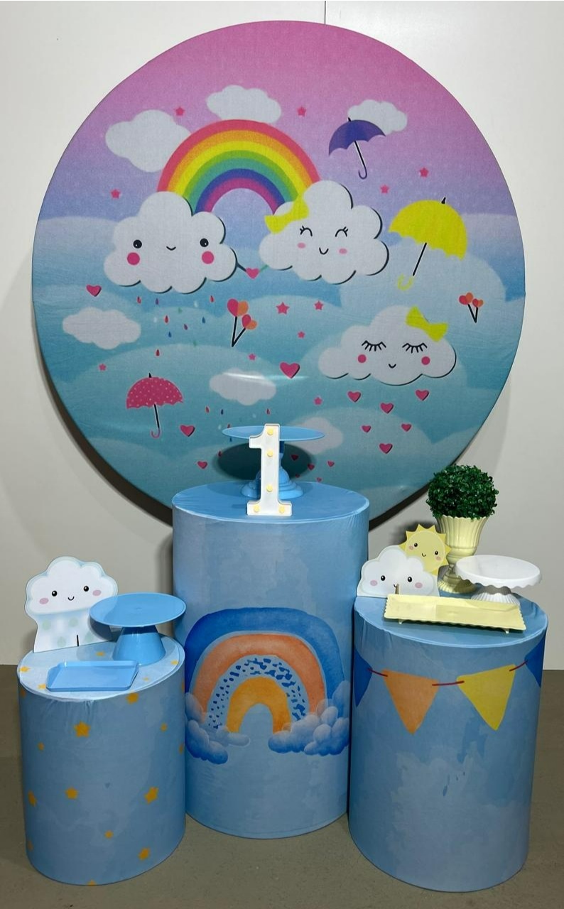 Kit Essencial Chuva de Amor Menino - A FESTA E DECORAÇÃO