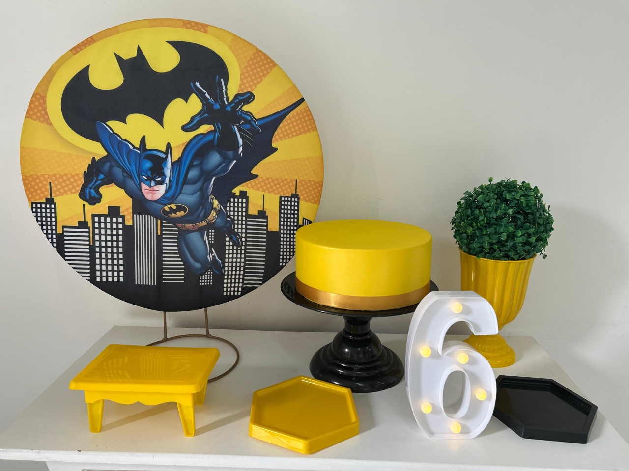 Batman Festa Na Mesa P - A FESTA E DECORAÇÃO