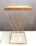 Mesa Aramada Dourado M 35X70 - imagem 1