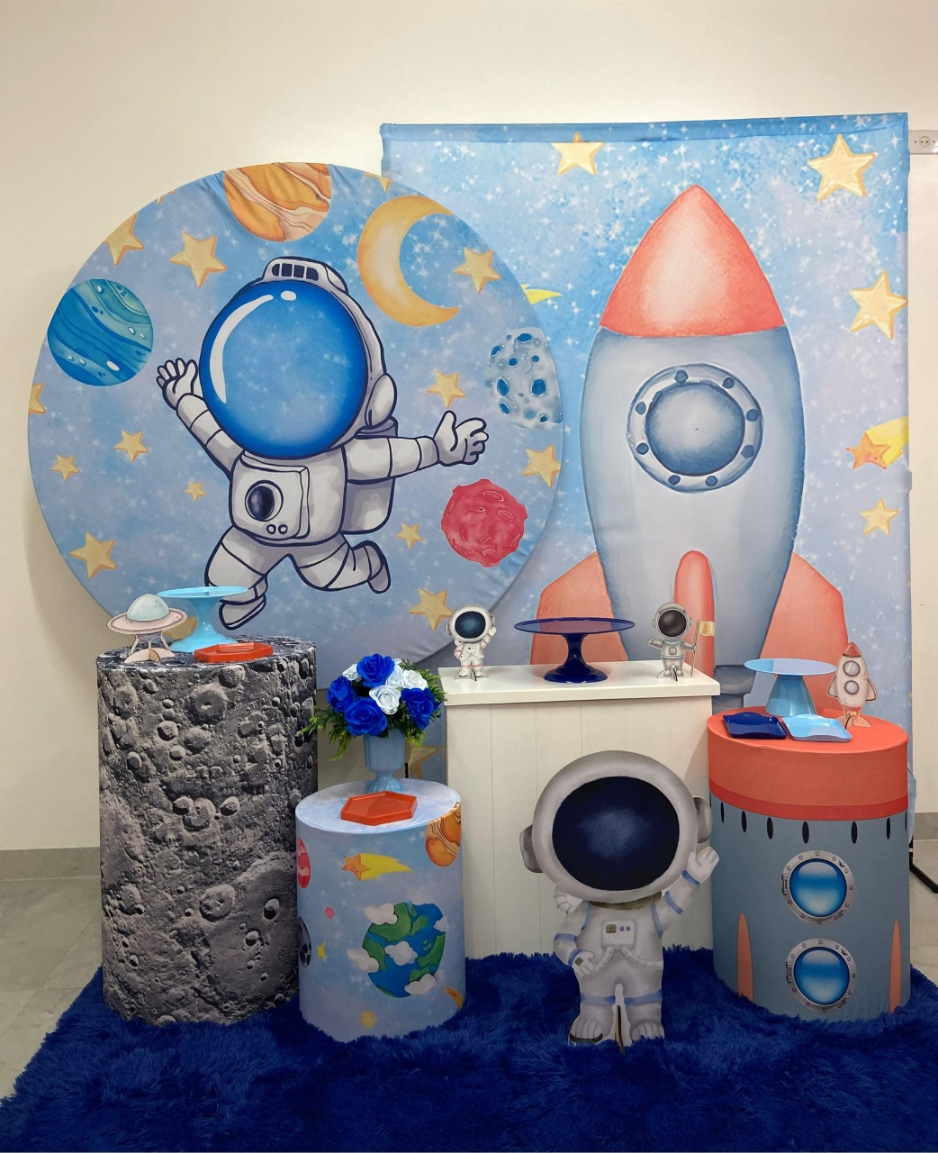 Astronauta Menino Kit Super  Luxo - A FESTA E DECORAÇÃO