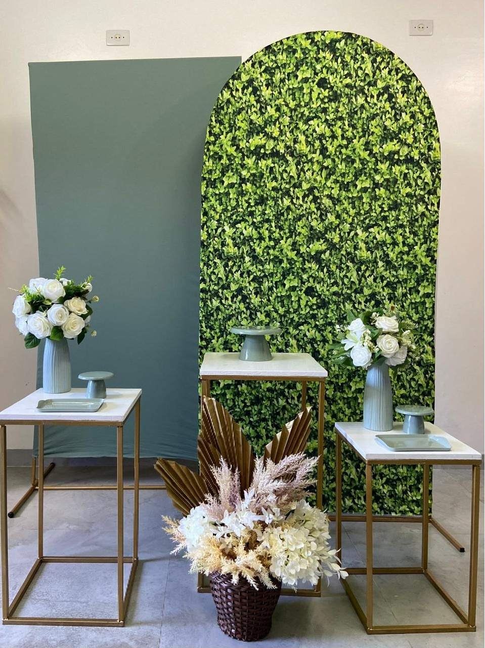 Verde Oliva Kit Muro Inglês - A FESTA E DECORAÇÃO