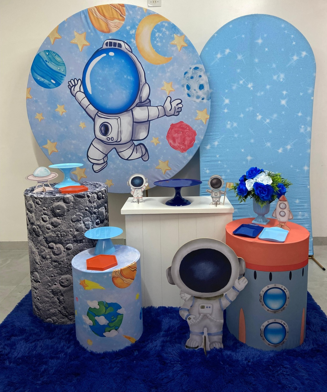Astronauta Menino Kit Super  Luxo  - A FESTA E DECORAÇÃO