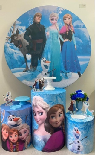 Kit Básico Frozen Todos Personagens - A FESTA E DECORAÇÃO
