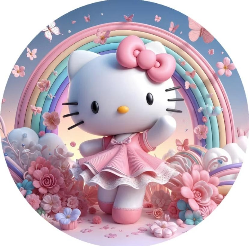 Capa Hello Kitty - A FESTA E DECORAÇÃO