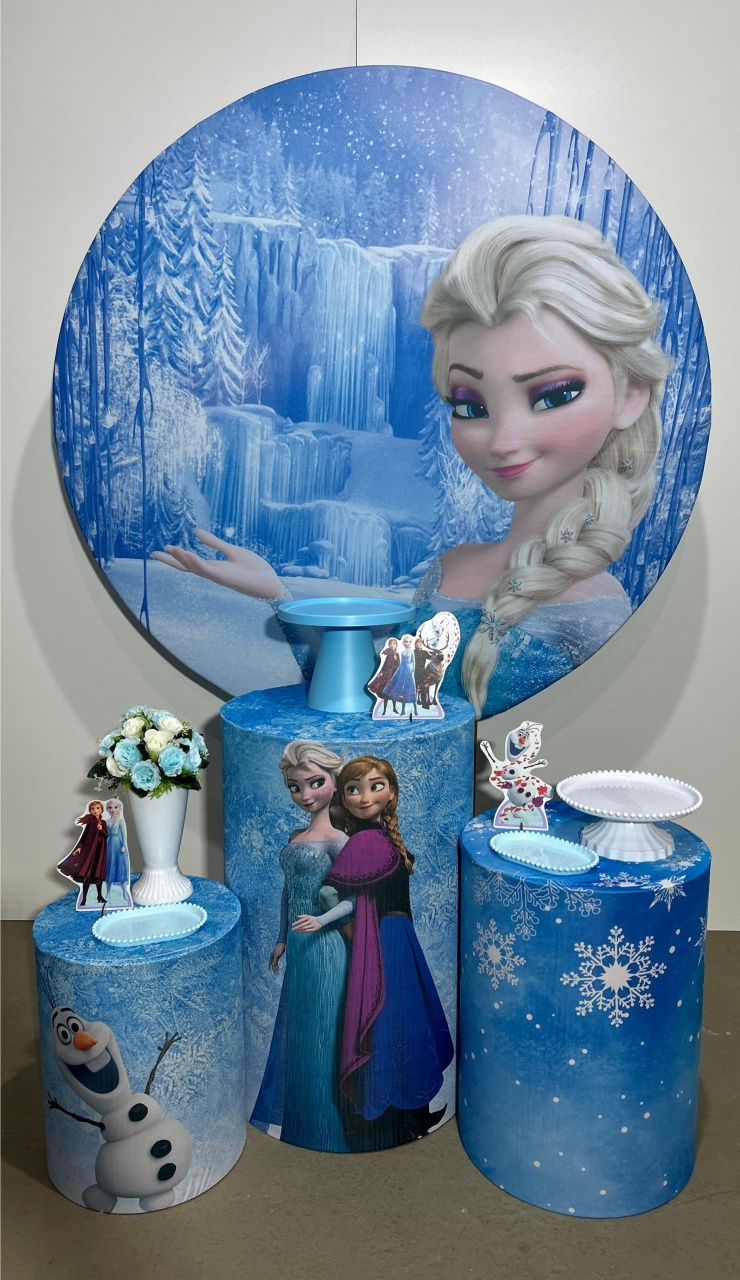 Kit Básico Frozen Sozinha - A FESTA E DECORAÇÃO
