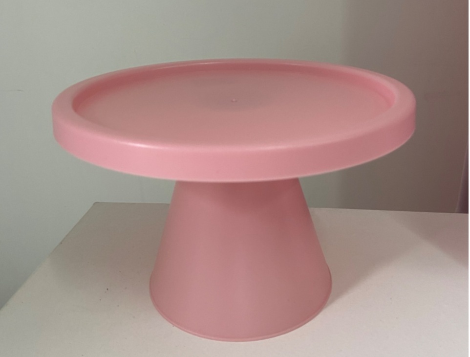 Bandeja Alta Cone 22Cm Rosa Bebê - A FESTA E DECORAÇÃO