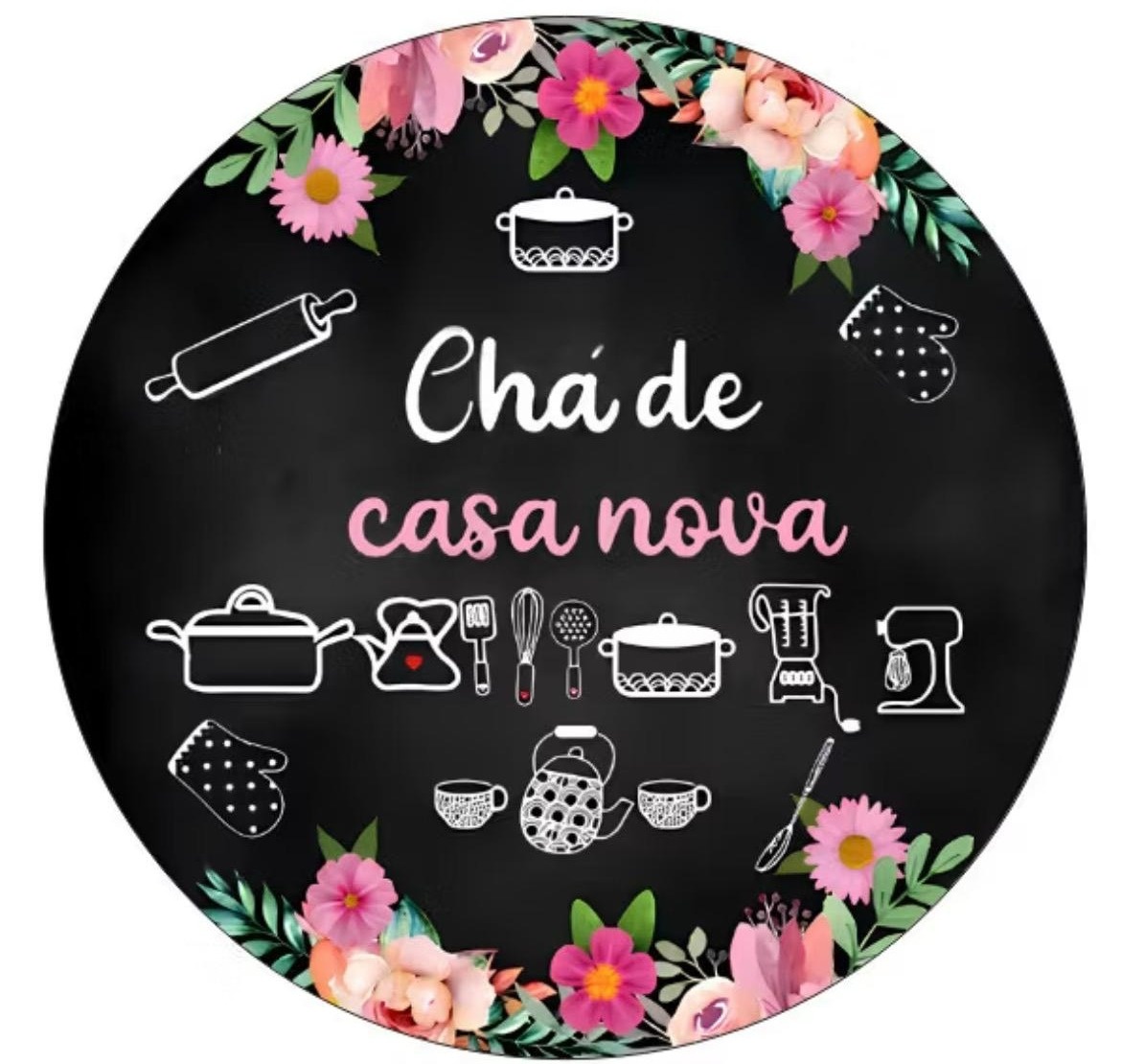 Capa 50X50 Cha de Casa Nova - A FESTA E DECORAÇÃO
