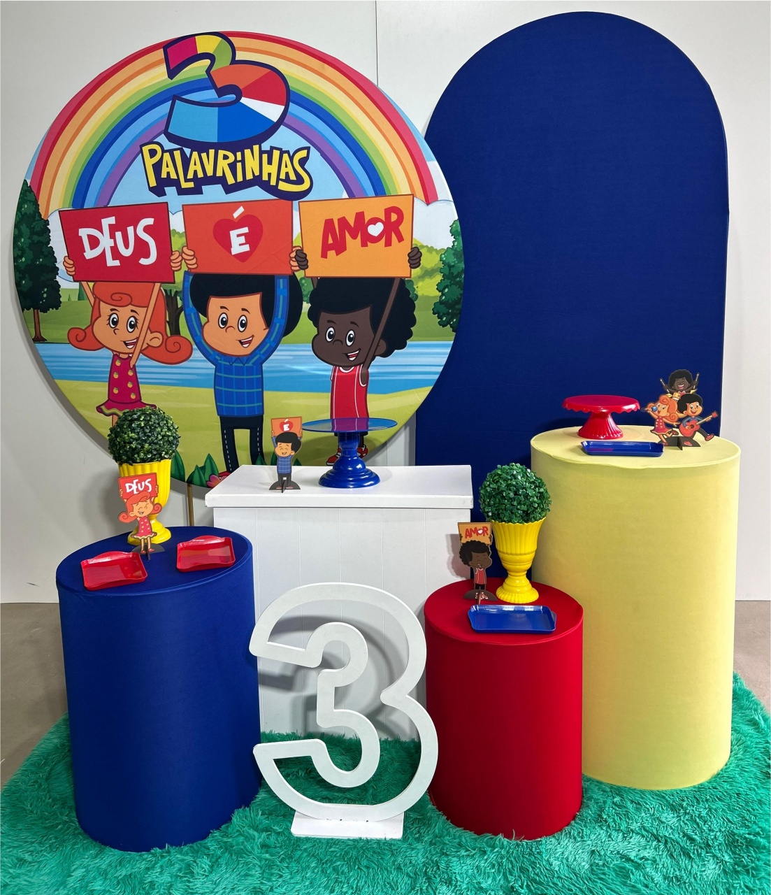 3 Palavrinhas Kit Luxo - A FESTA E DECORAÇÃO