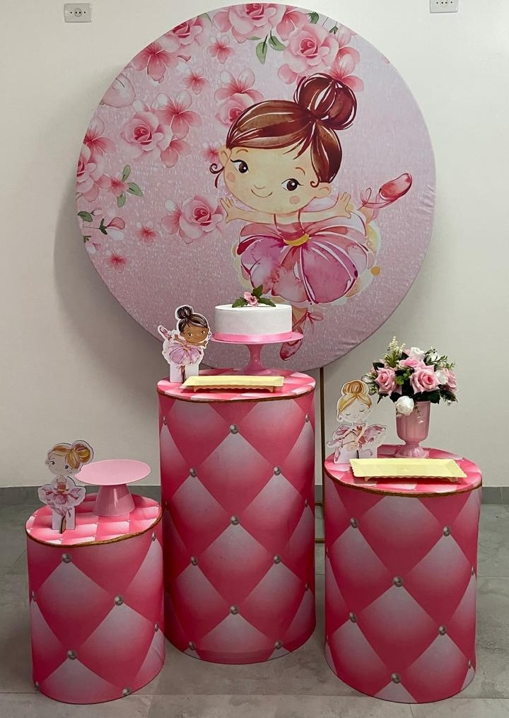 Kit Básico Bailarina - A FESTA E DECORAÇÃO