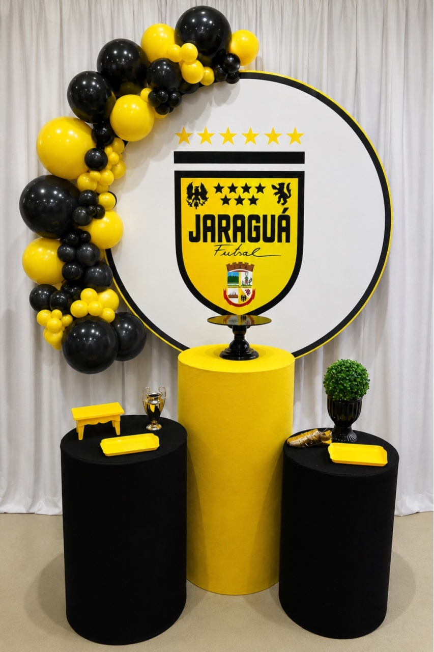 Jaraguá Futsal Kit Completo Com Balões - A FESTA E DECORAÇÃO