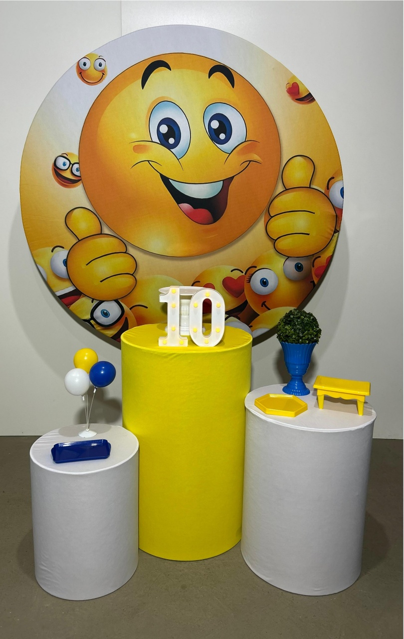 Emoji Kit Básico Azul - A FESTA E DECORAÇÃO