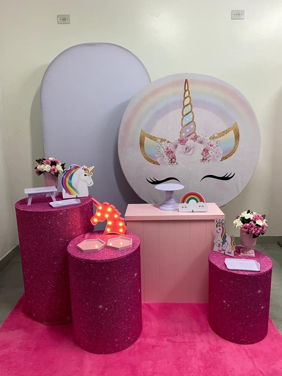  Unicórnio 1,20 Kit Luxo - A FESTA E DECORAÇÃO