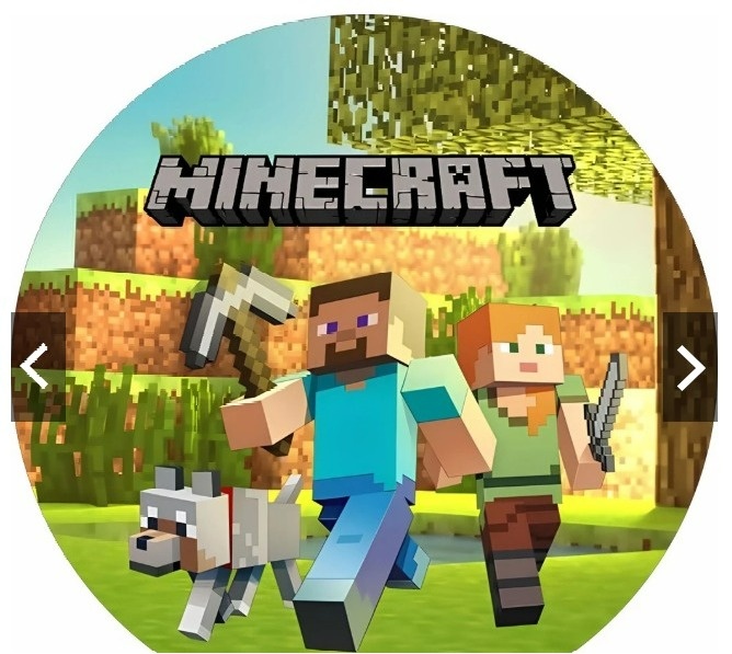 Capa 50X50  Minecraft - A FESTA E DECORAÇÃO
