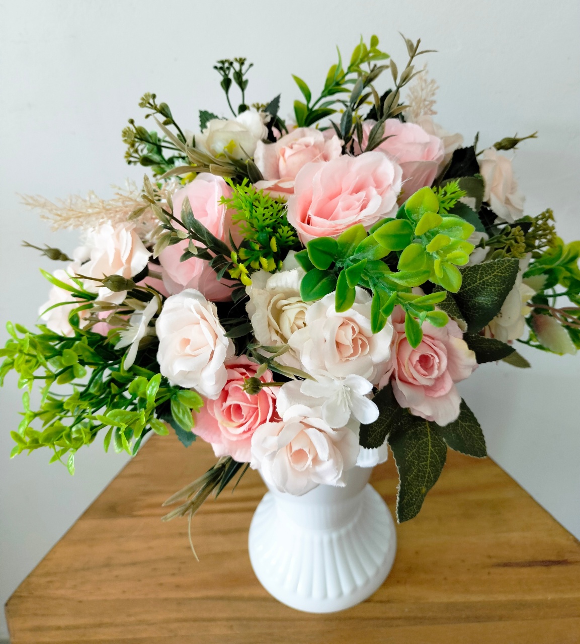 Arranjo de Flor Rosa Bebê  - A FESTA E DECORAÇÃO