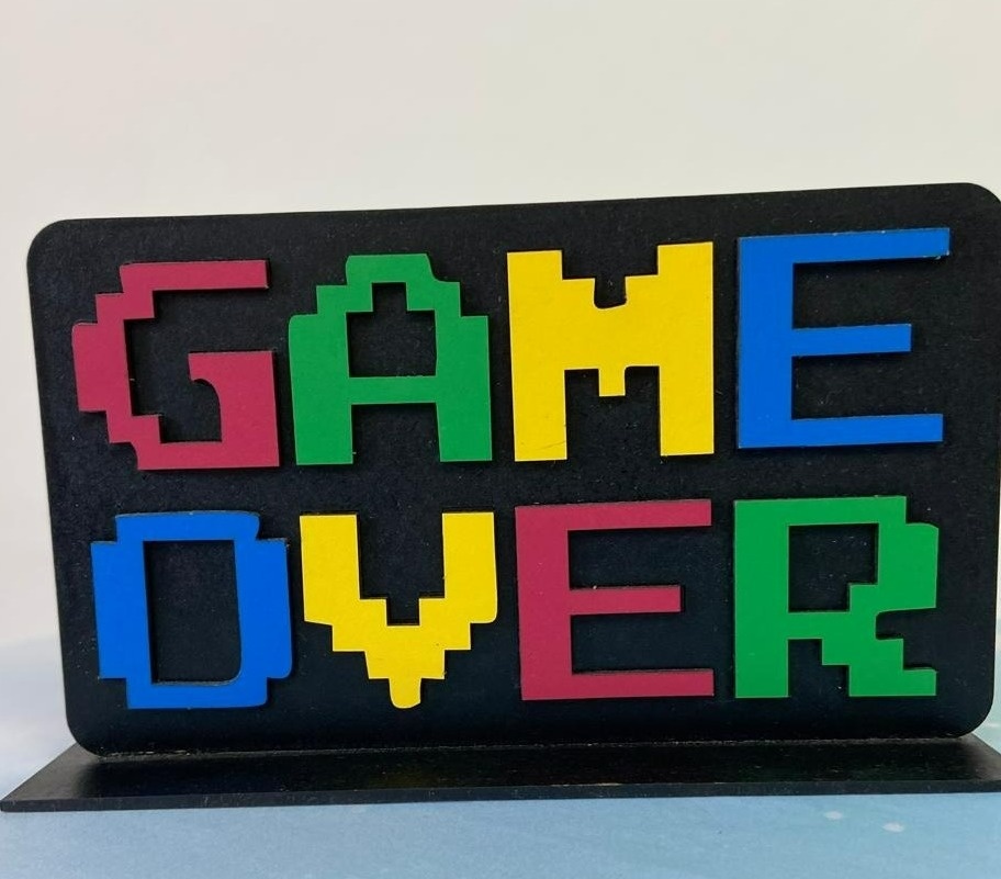 Display Game Over - A FESTA E DECORAÇÃO