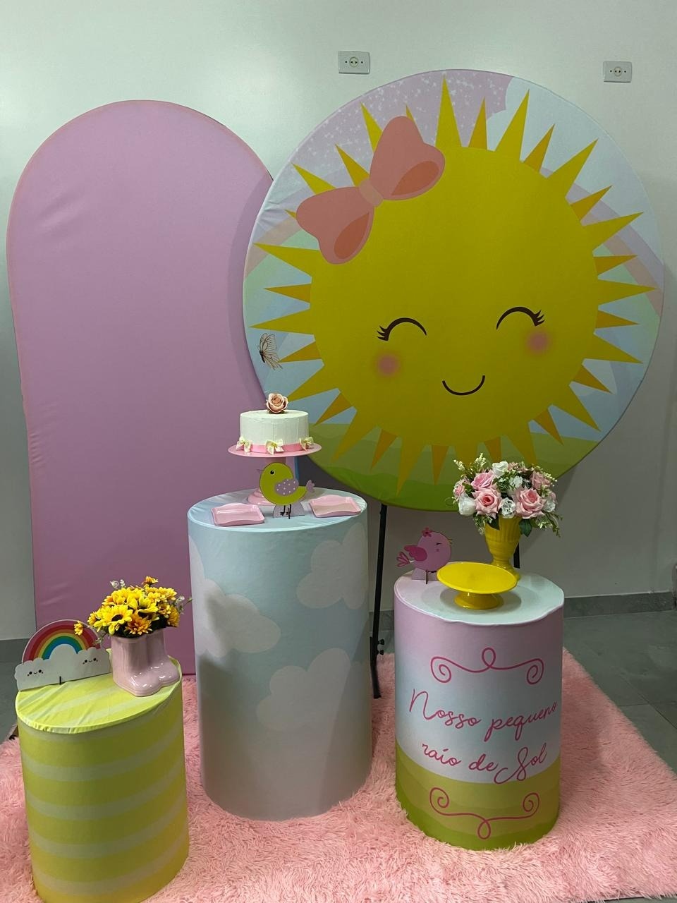 Kit Completo Com Romano Raio de Sol   - A FESTA E DECORAÇÃO
