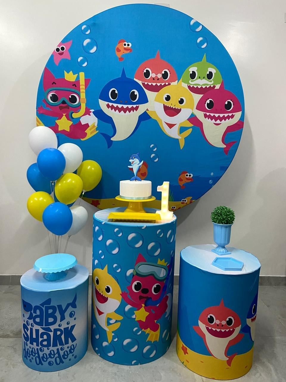 Kit Básico Baby Shark - A FESTA E DECORAÇÃO