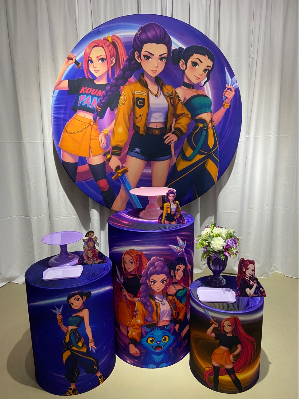 Kit Básico Guerreira K-Pop 2 - A FESTA E DECORAÇÃO