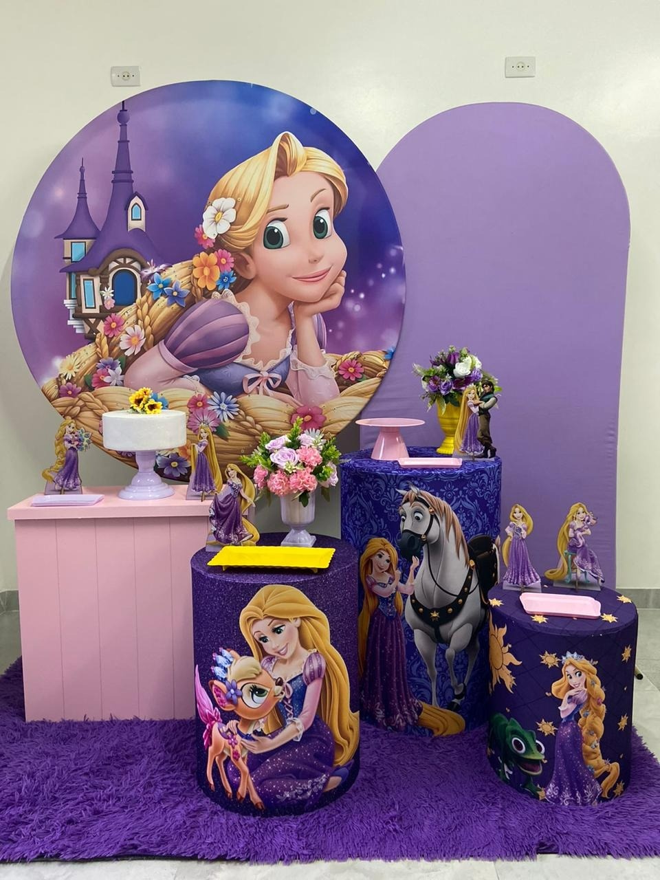  Rapunzel Enrolados Kit Luxo - A FESTA E DECORAÇÃO