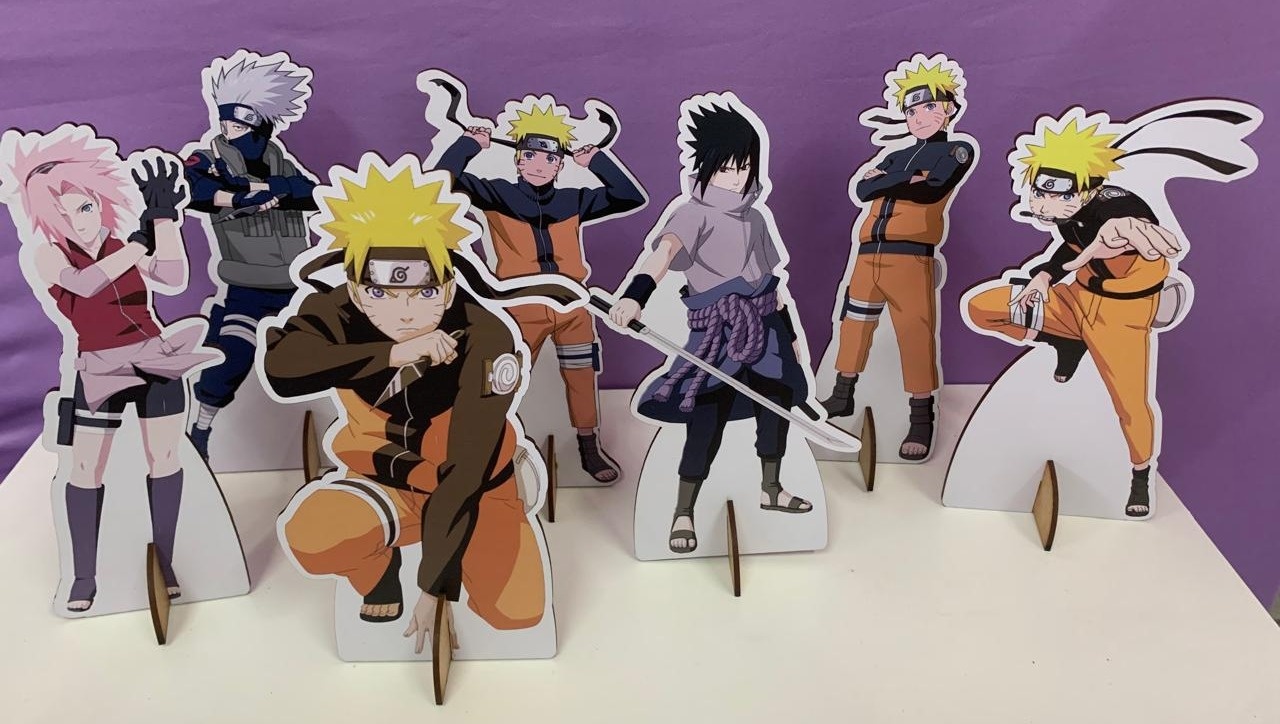 Display Mdf Naruto - A FESTA E DECORAÇÃO
