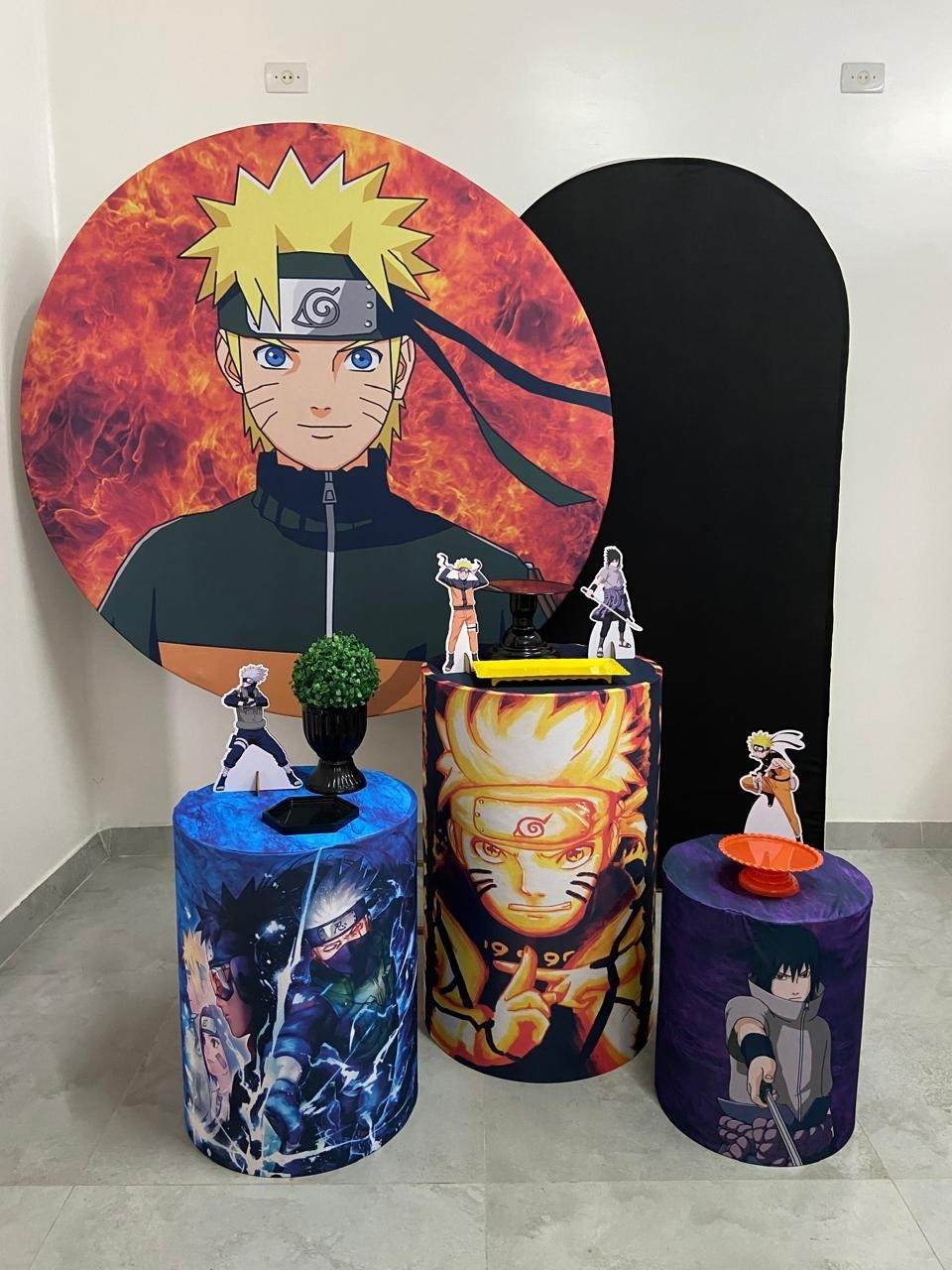 Kit Completo Com Romano Naruto  - A FESTA E DECORAÇÃO