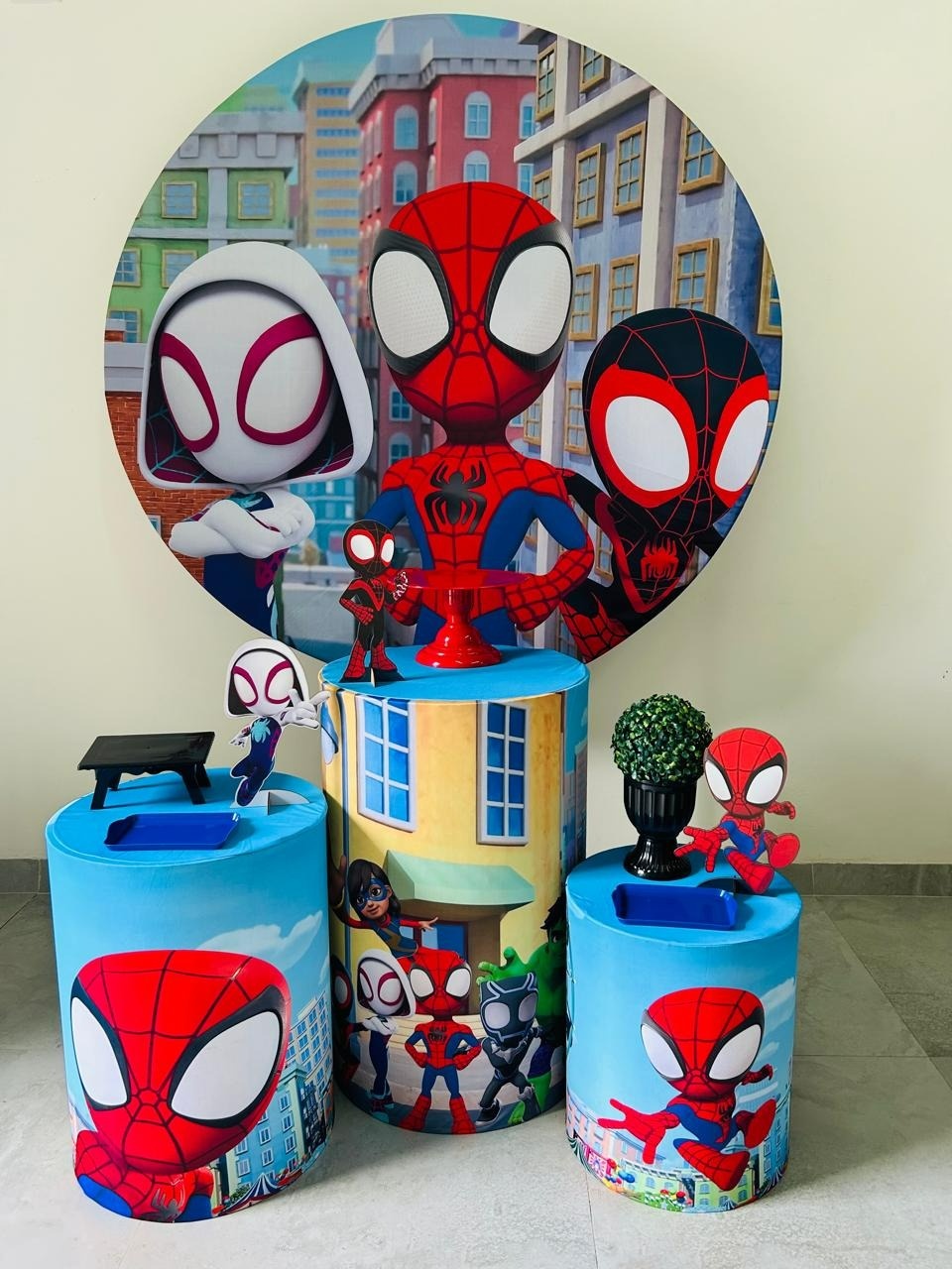 Kit Básico Spidey  E Seu Amigos Espetáculares  - A FESTA E DECORAÇÃO