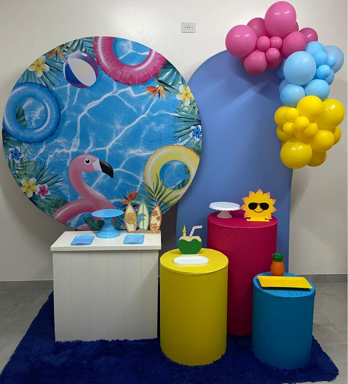 Kit Super Luxo Pool Party  - A FESTA E DECORAÇÃO