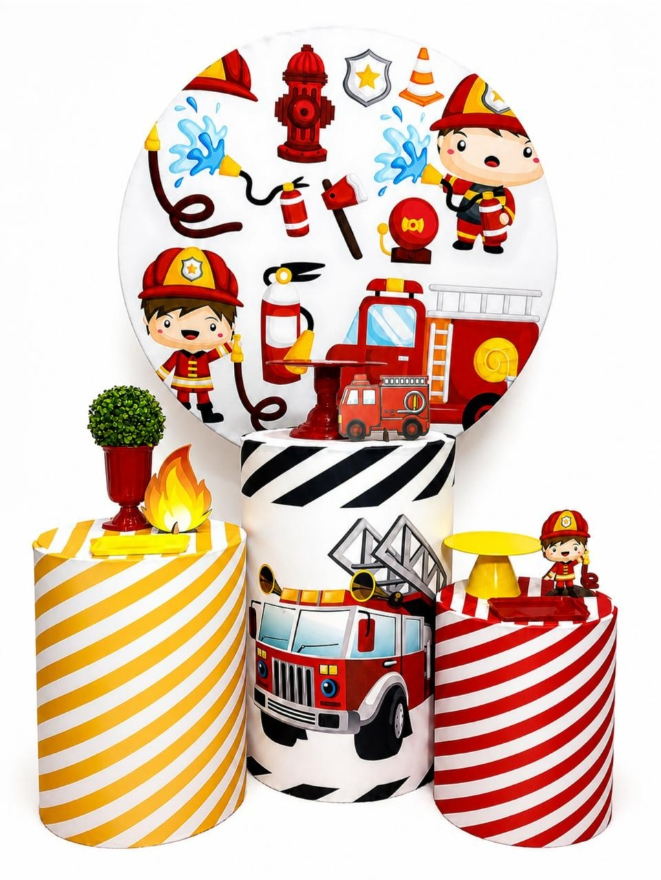 Bombeiro Kit Básico - A FESTA E DECORAÇÃO