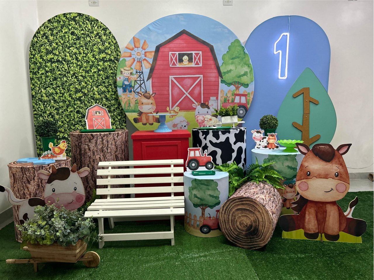 Fazendinha Menino Kit Exclusive - A FESTA E DECORAÇÃO