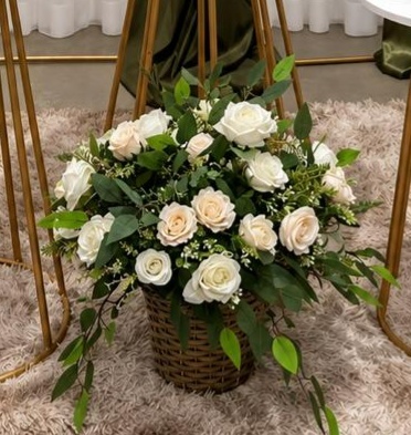 Arranjo de Flores Para Cesto Ou Vaso de Chão - A FESTA E DECORAÇÃO