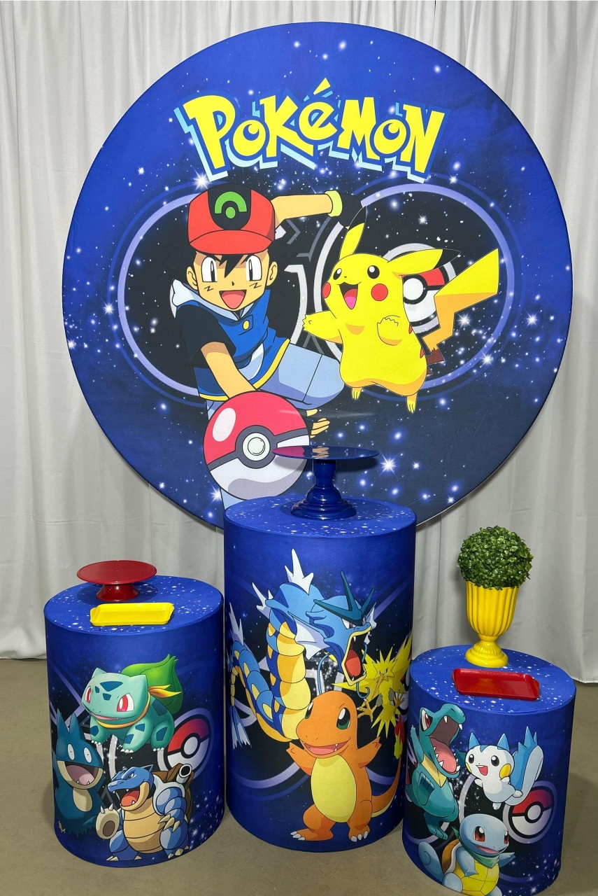 Kit Básico Pokemon 2 - A FESTA E DECORAÇÃO
