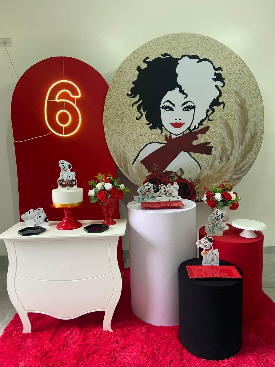 Cruella  Kit  Luxo   - A FESTA E DECORAÇÃO