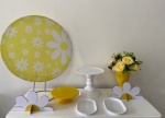 Kit Festa Na Mesa M Margaridas (Amarelo E Branco) - imagem 1