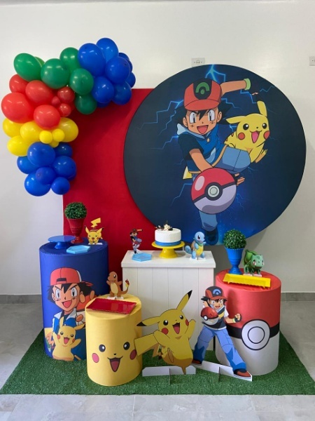 Kit Super Luxo Pokemon   - A FESTA E DECORAÇÃO