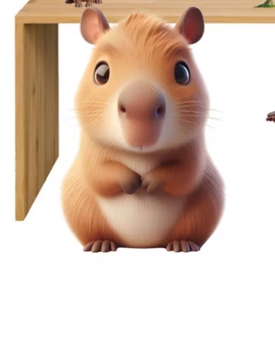 Toten Capivara Menino 60Cm - A FESTA E DECORAÇÃO