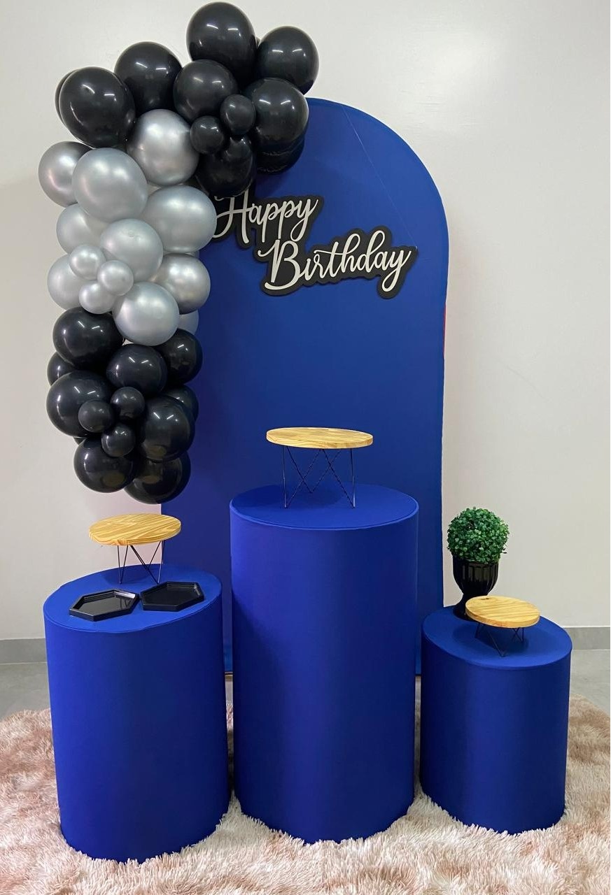  Romano Azul  Masculino Kit Luxo - A FESTA E DECORAÇÃO