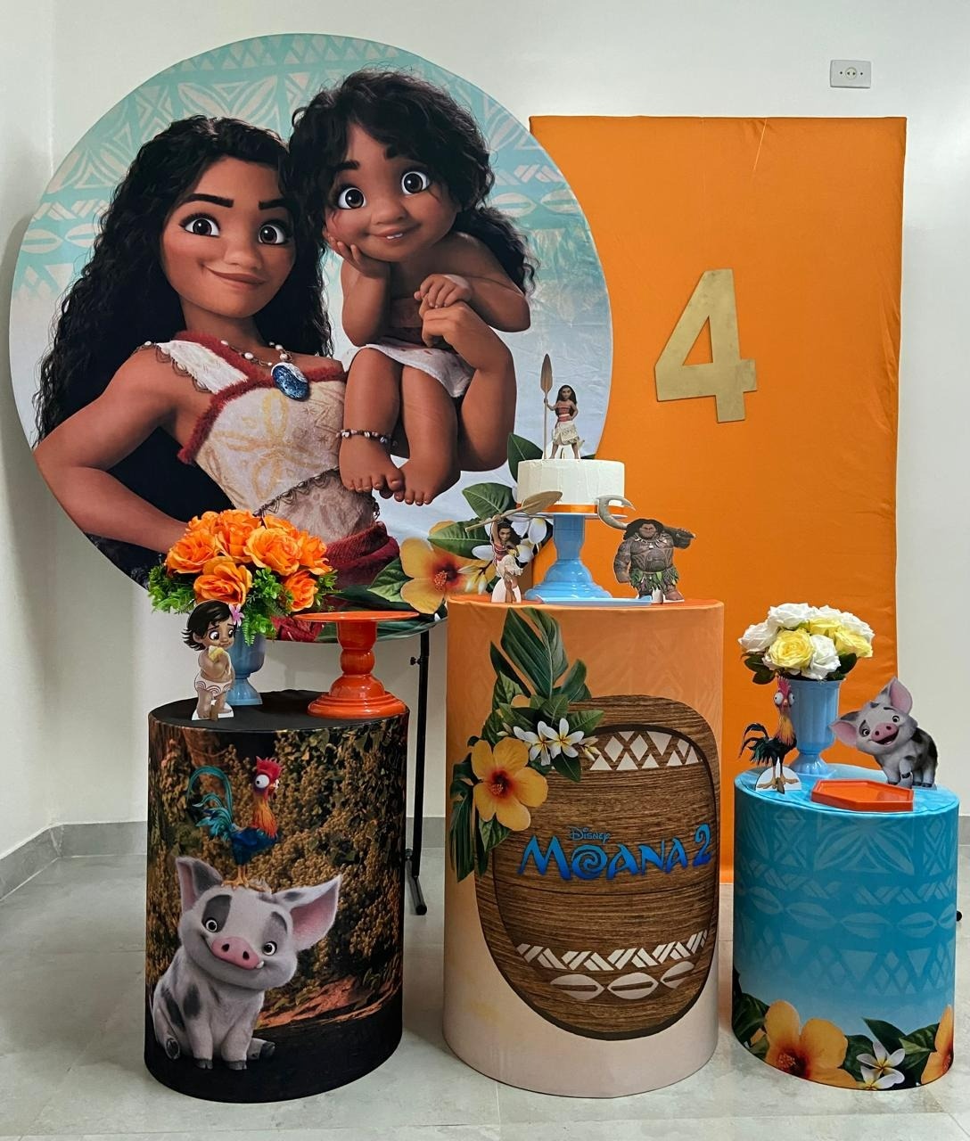 Kit Completo Com Romano Moana - A FESTA E DECORAÇÃO