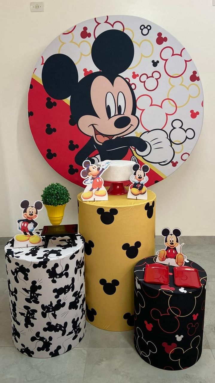 Kit Básico Mickey Vermelho  - A FESTA E DECORAÇÃO