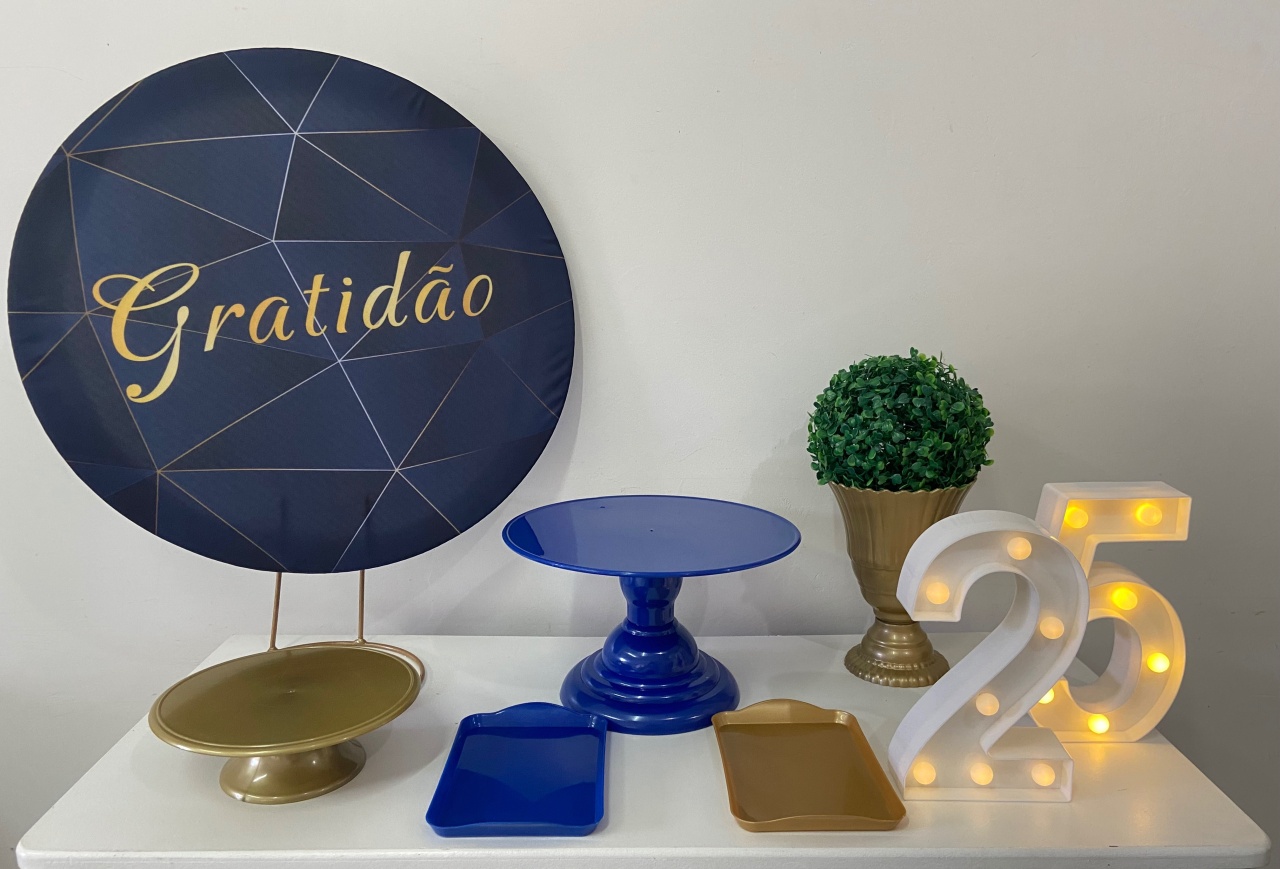 Kit Festa Na Mesa P Gratidão - A FESTA E DECORAÇÃO