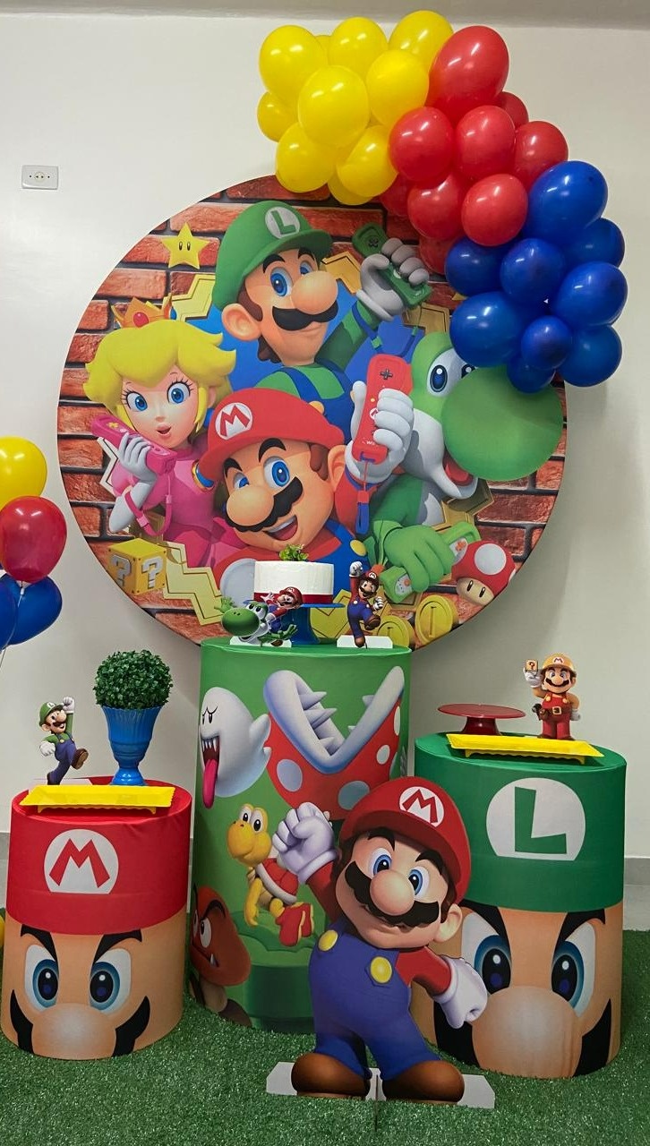 Super Mário Kit Especial - A FESTA E DECORAÇÃO