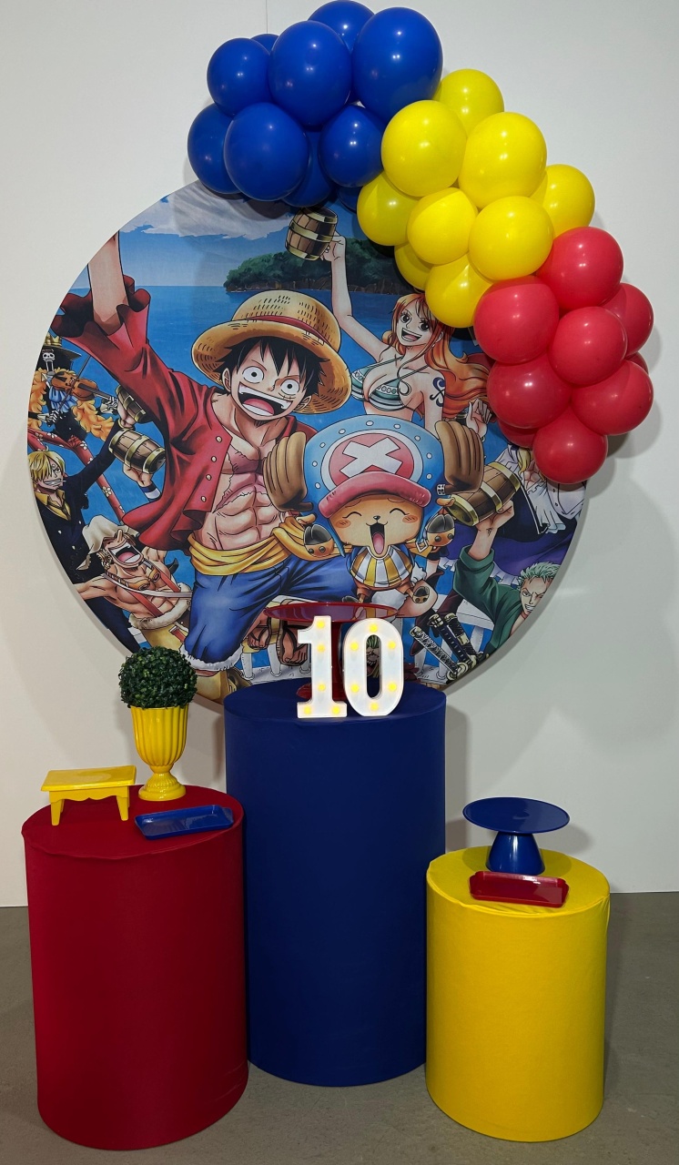 Kit Completo Com Balões One Piece Masculino - A FESTA E DECORAÇÃO