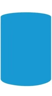 Capa Cilíndro Azul Celeste G - A FESTA E DECORAÇÃO