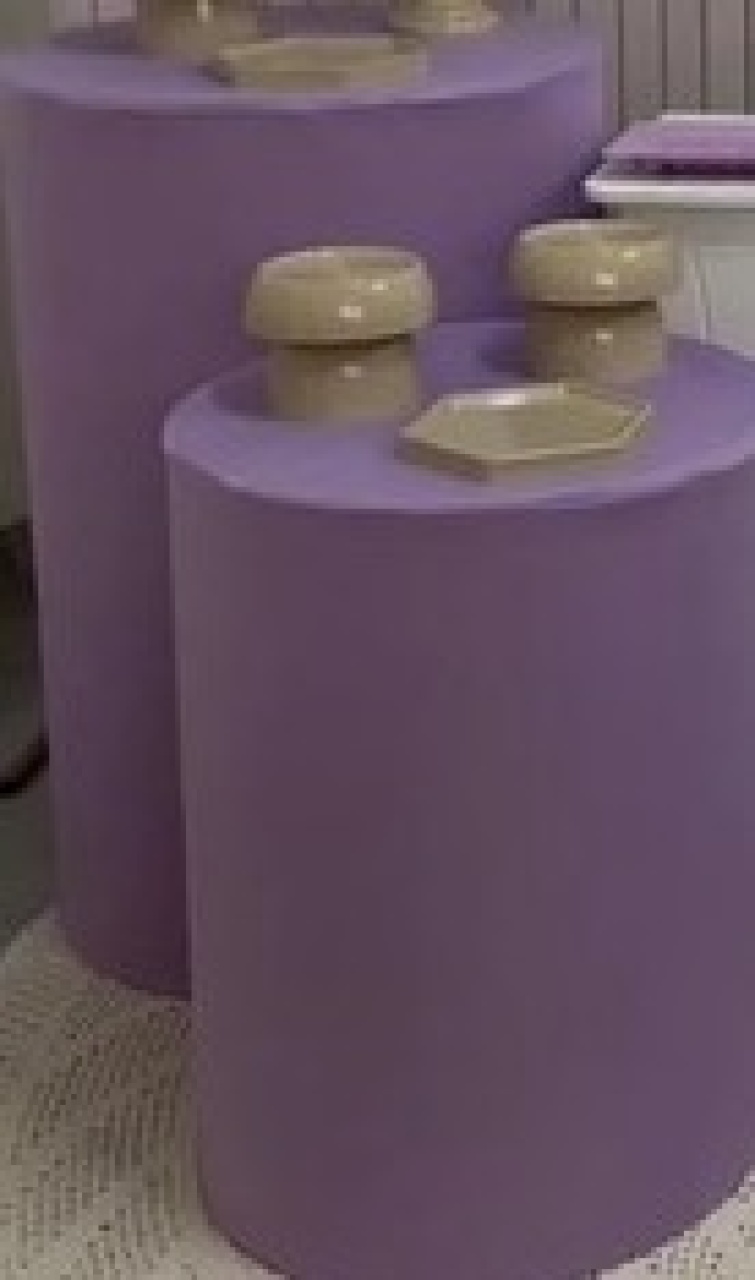 Capa Cilindro G Lilas - A FESTA E DECORAÇÃO