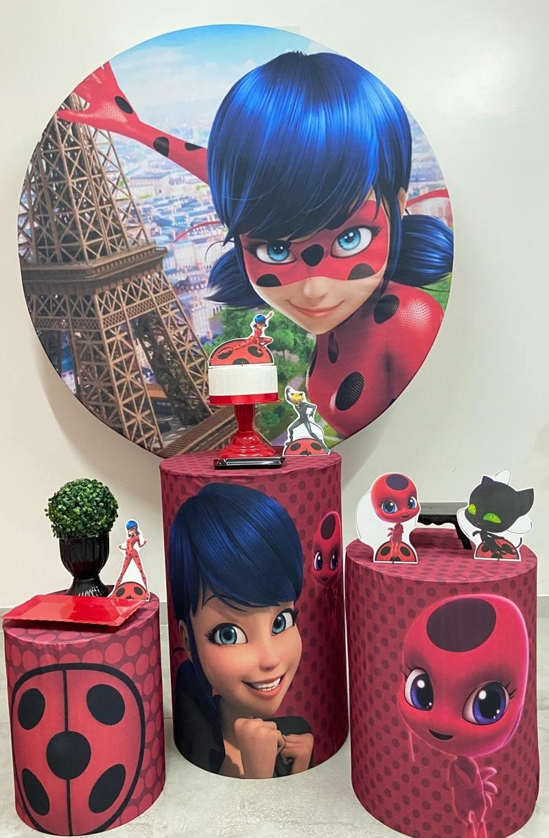 Kit Básico Ladybug  - A FESTA E DECORAÇÃO