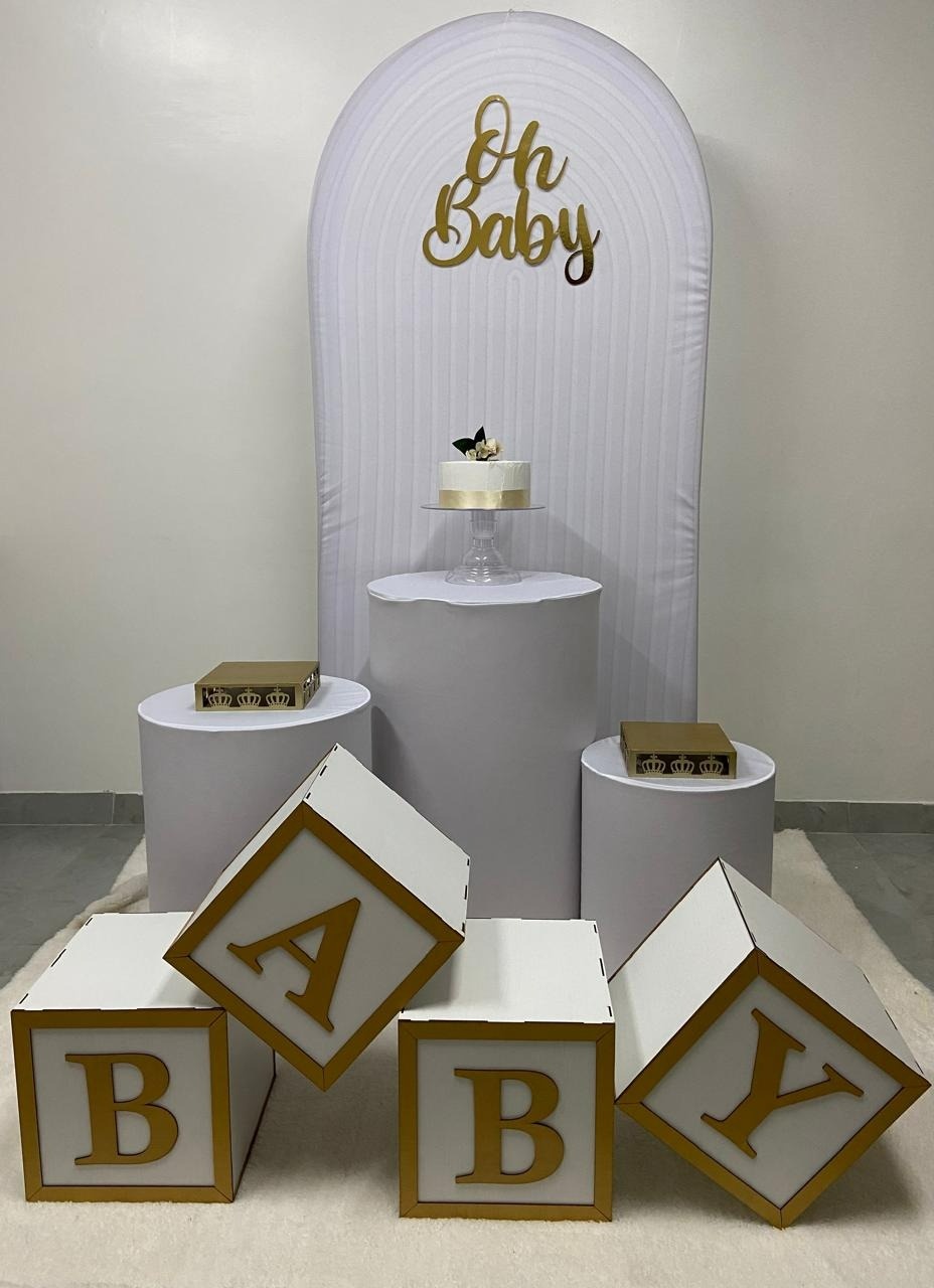 Oh Baby Romano Branco - A FESTA E DECORAÇÃO