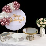Kit Festa Na Mesa Gg Happy Birthday Dourado - imagem 1