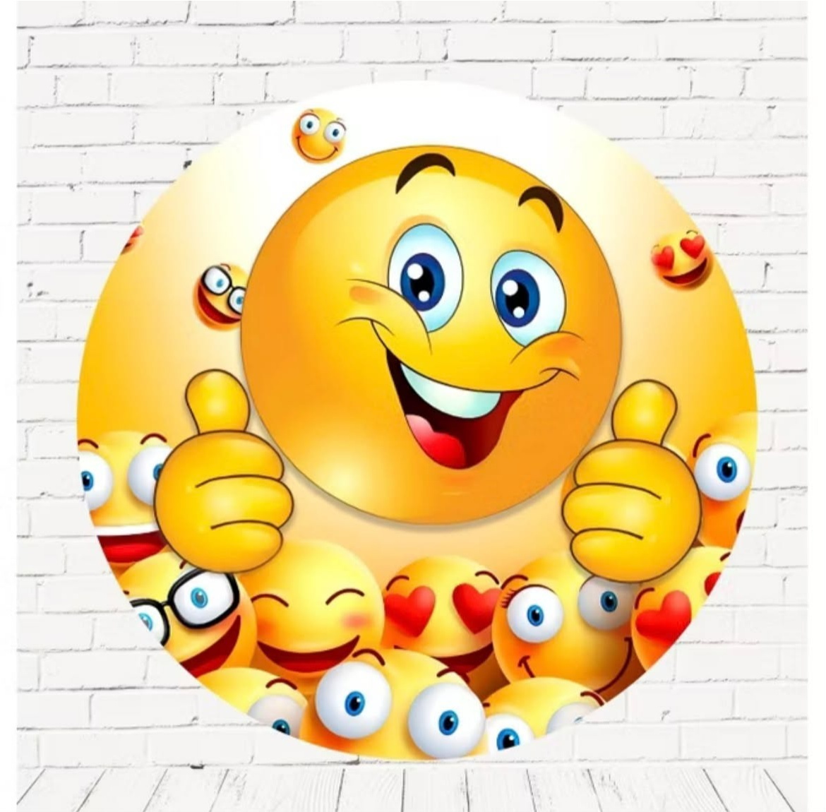 Capa Painel 1,50 Emoji - A FESTA E DECORAÇÃO
