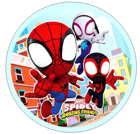 Capa Painel 50X50 Spidey (Homem Aranha Baby) - A FESTA E DECORAÇÃO